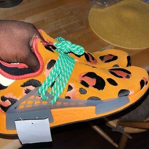 Pharrell Williams Adidas Orange / Green HU NMD